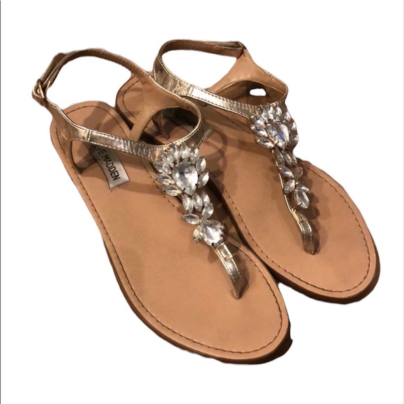 Steve Madden Shoes - Steve Madden Gladiator Jeweled Sandals Size 8